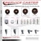 Service Caster 4 Inch High Temp Glass Filled Nylon 34 Inch Threaded Stem Caster Set 2 Brakes SCC SCC-TS20S414-GFNSHT-34212-2-TLB-2 - alternate 2